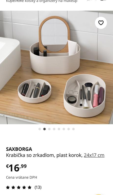 Kozmeticky box ikea, 
