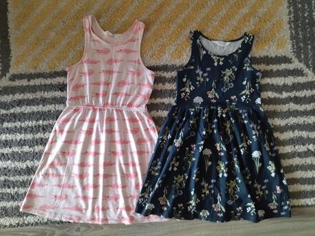 Krokodílové šaty 122/128, h&m,122