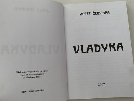 Kniha vladyka - jozef červinka, 