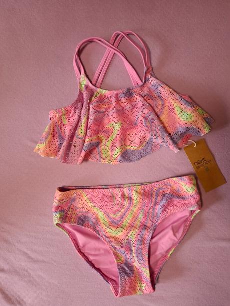 Plavky dievčenské - dvojdielne, next,122