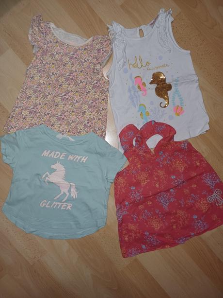 4x letný top v.92, h&m,92
