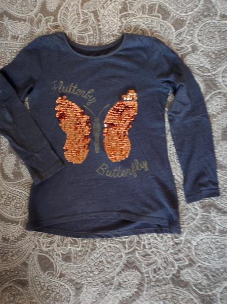 Tričko s motýľom, f&f,158