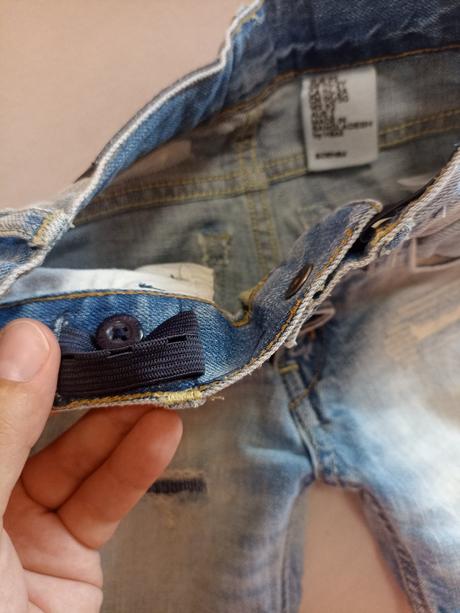 Riflové kraťasy, h&m,92