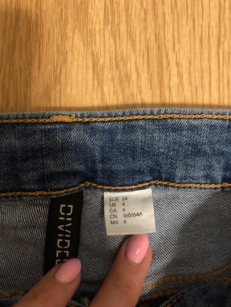 Džínsy  h&m, h&m,34
