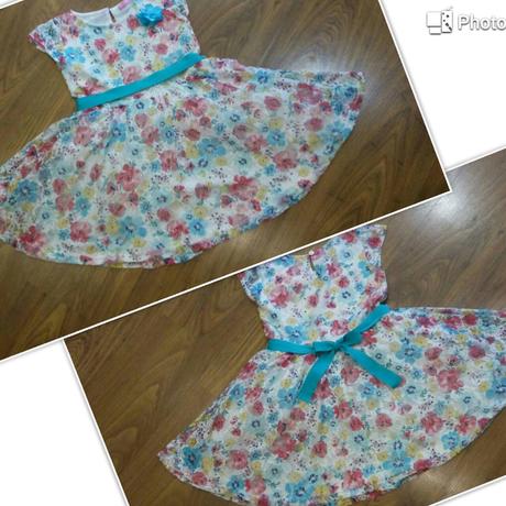 Kvetované šaty, 128