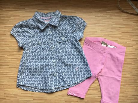 Letna bluzocka s 3/4 leginkami, h&m,74