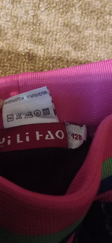 Dievčenské oteplene nohavice, 128