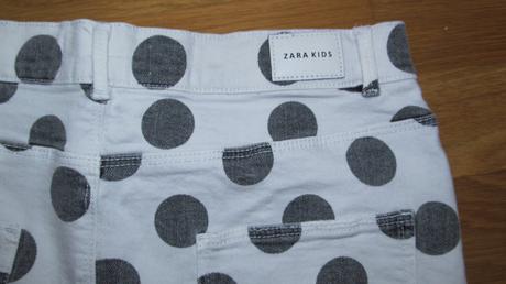 Bodkovana denim sukna zn. zara, c. 158/164, zara,158