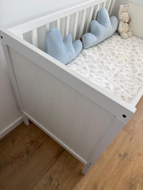 Ikea sundvik postielka s matracom, šírka (cm): 60,dĺžka (cm): 120