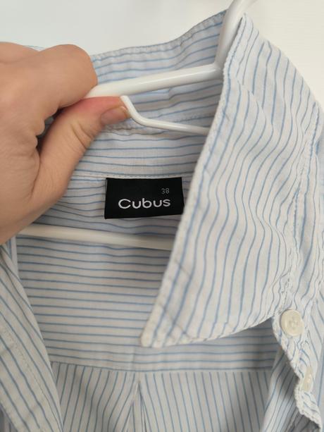 Predĺžená pasikavá košeľa, cubus,s