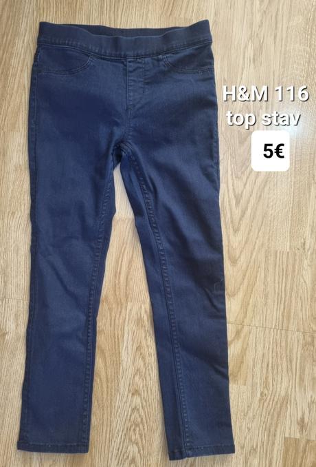 Džegínsy rifľové 116 h&m, h&m,116