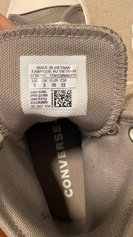 Kožene tenisky, zn. convers, converse,35