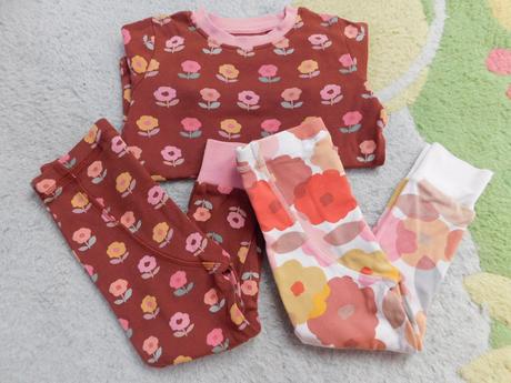 Teplé pyžamo next plus kvetovaný spodok, next,92