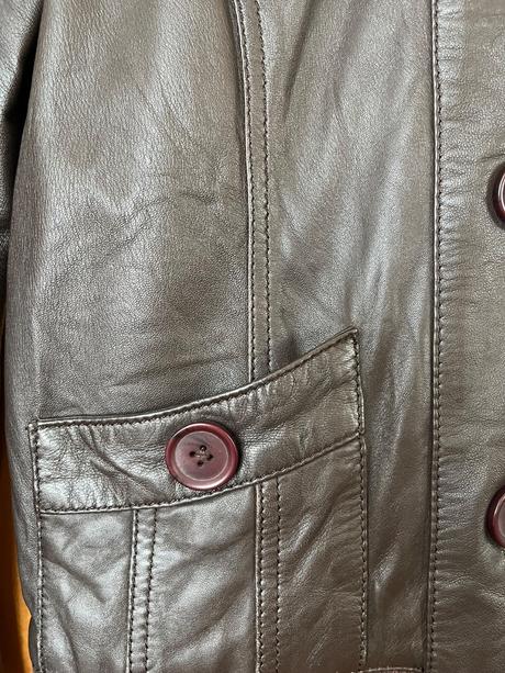 Kožená bunda review s kapucňou, review,xs