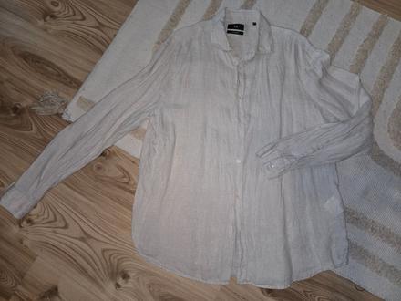 Pánska ľanova košeľa xl, c&a,xl