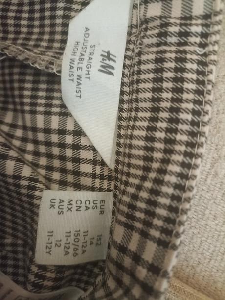 Detské nohavice, h&m,146