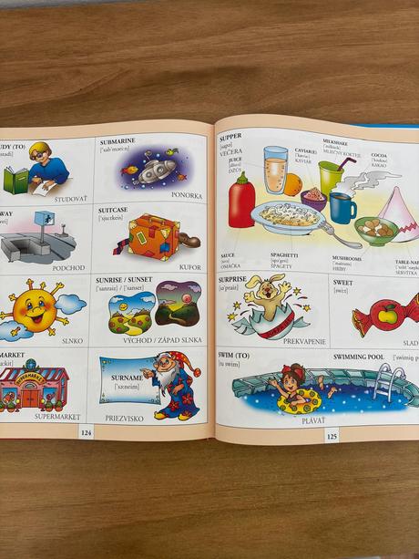 Kniha 1500 anglických slov,