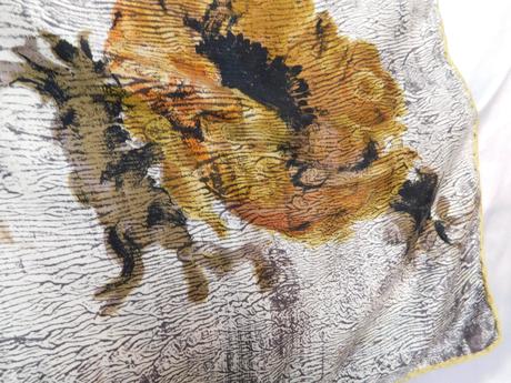 Kvalitná luxusna hodvabna elegantná šatka, l