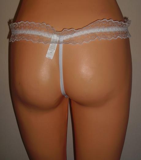 Svadobne tangaciky zdobene shein, s