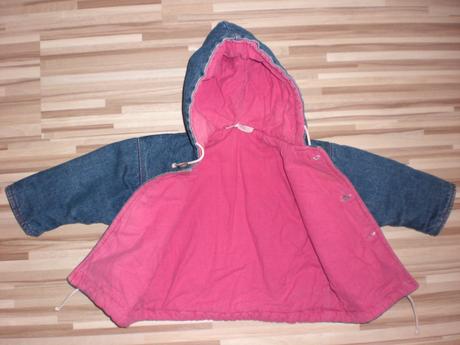 Riflová prechodná bundička 74/80, 74