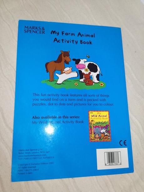 My farm animal activity book  ea20, 