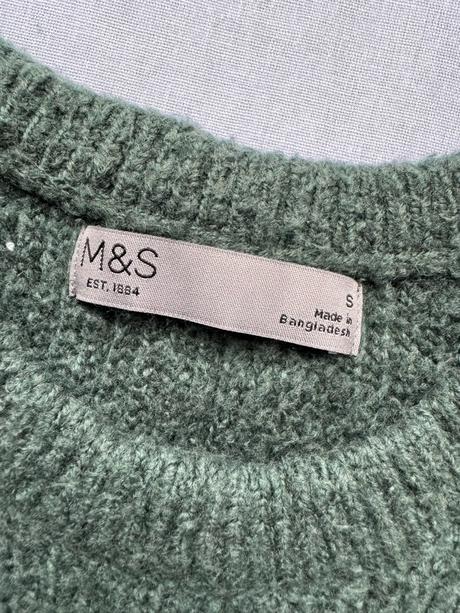 Marks&spencer - olivový sveter, marks & spencer,s