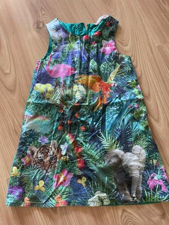 Farebné šaty, h&m,116