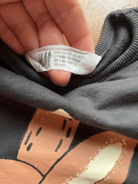 Mikinotričko, h&m,128