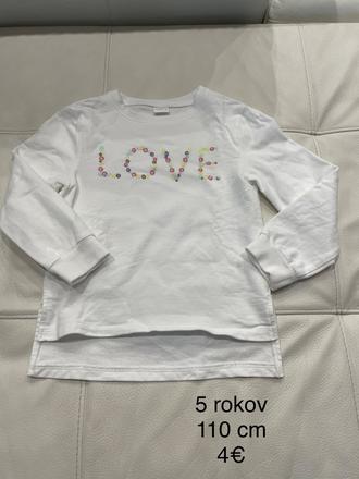Detská mikina, next,110