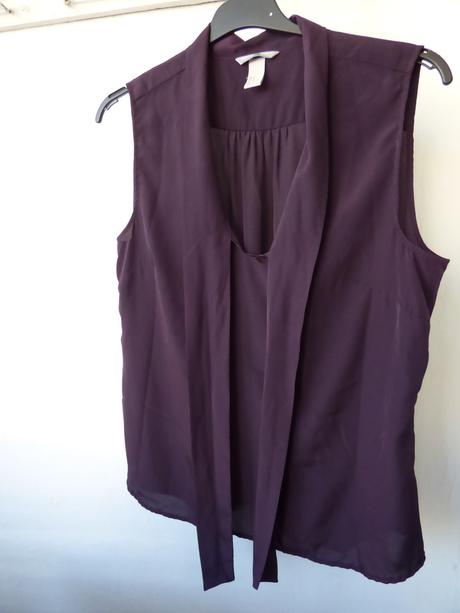 Blúzka s viazaním, h&m,46