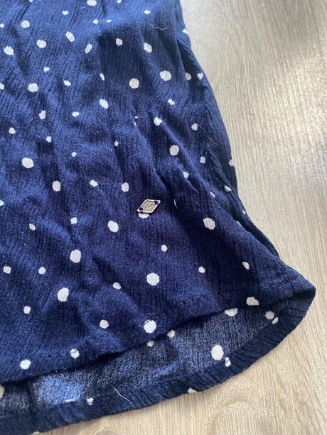 Tmavomodré šaty s bodkami, lee cooper,xs