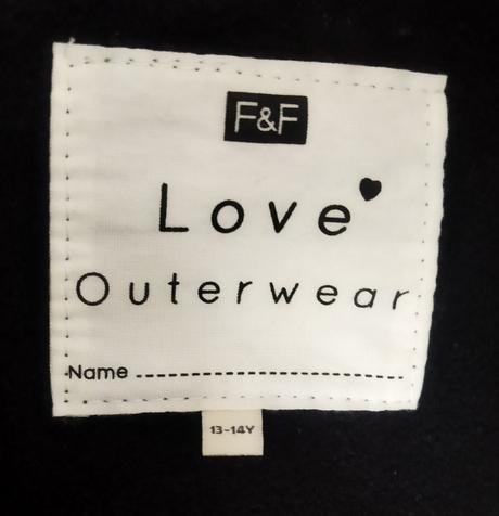 Zimná dievčenská bunda, f&f,158