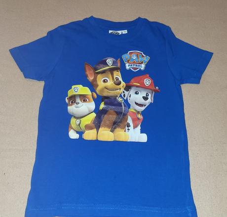 Chlapčenské tričko paw patrol velk.110, nickelodeon,110