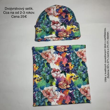 Dvojvrstvová handmade čiapka, 