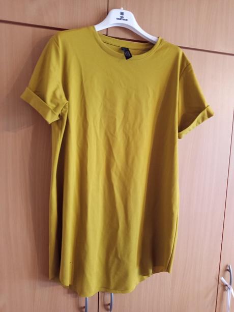 Horčicove mini šaty...tunika, 