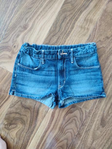Dievčenské kraťasy, denim,146
