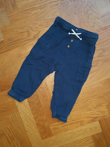 H&m mušelínové nohavice 86/92, h&m,86
