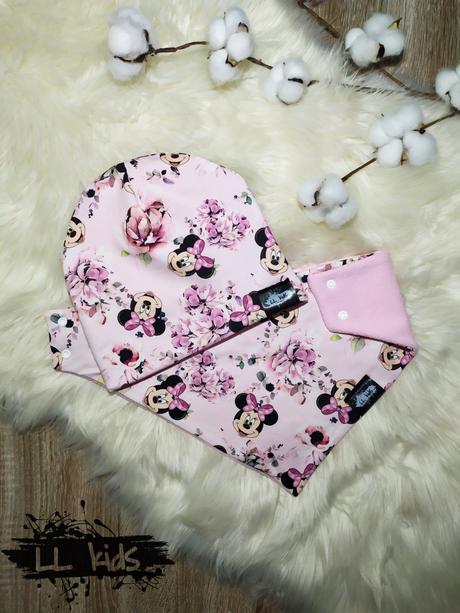 Zimný set čiapka s brmbolcom+nákrčník, 50 - 158