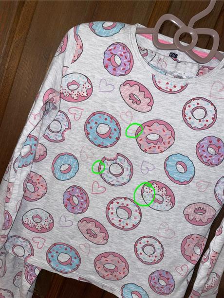 Bavlnené pyžamko s donutmi f&f 152, f&f,152