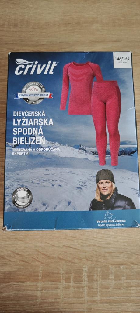 Termoprádlo/lyžiarska spodná bielizeň (súprava), crivit,146