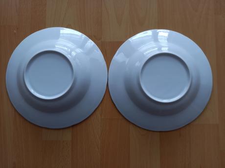 Retro hlboké taniere - 2 kusy, 