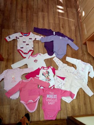 Bodyčka 3až 6 mesiacov, niektoré 0-3m-aj po ks, 50–62
