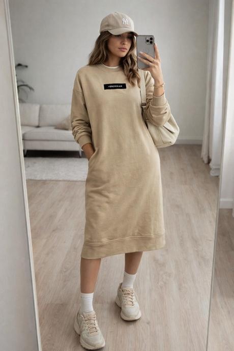 Štýlové mikinošaty svk značky veronikain,pc 80 eur, l