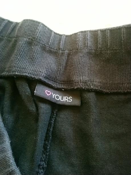 Dámske ľanové čierne trištvťáky, yours, xxxl