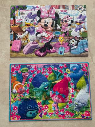 Puzzle minnie a trollovia, 