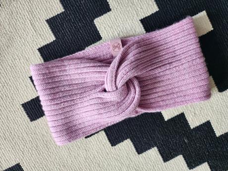 Buff merino pletená čelenka, 