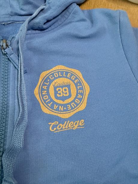 Bavlnena mikina -super stav, lupilu,110