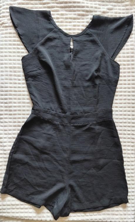 Elegantny čierny overal, xs
