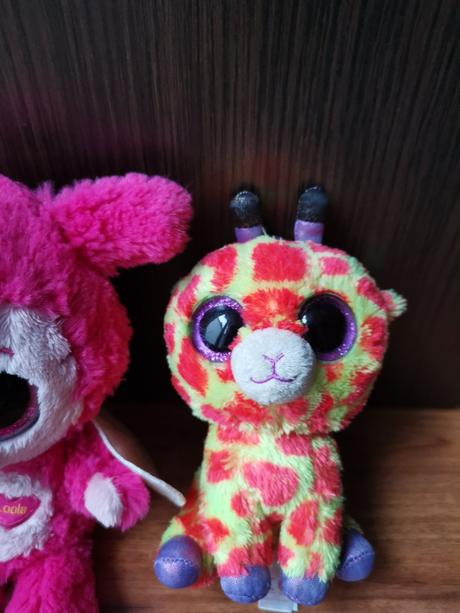 Plyšáky s trblietavými očkami - super stav, 