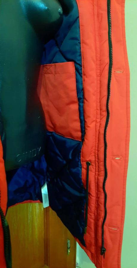 Predám hrubú červenú bundu calliope veľ.xxl s odop, calliope,xxl